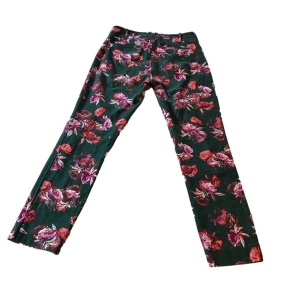 Anthropologie Cartonnier Floral Charlie Trouser Ankle Pants Women’s size 2 - Picture 4 of 15